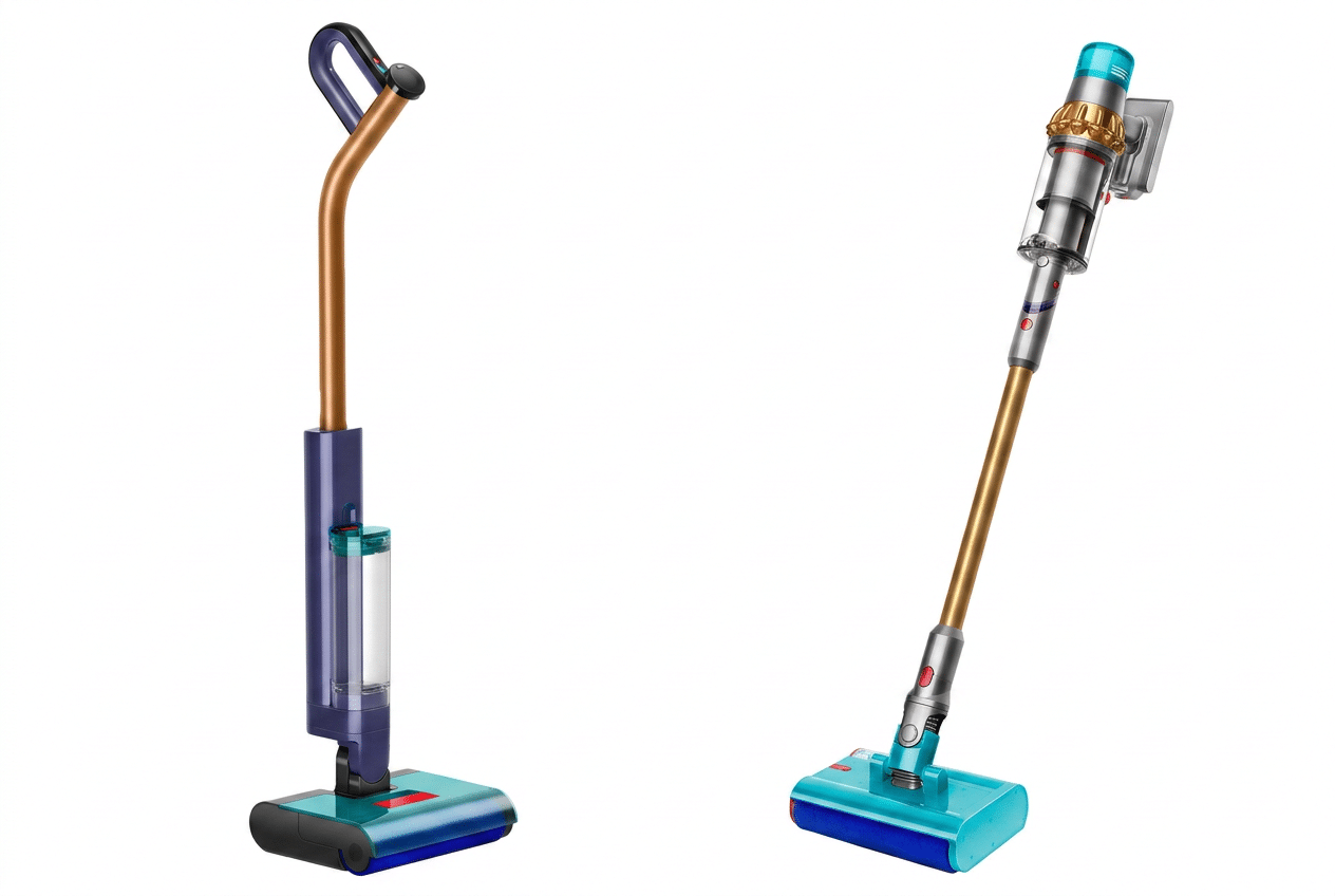 Dyson Clean + Wash vs Dyson V15 Submarine: welke dweil is beter?