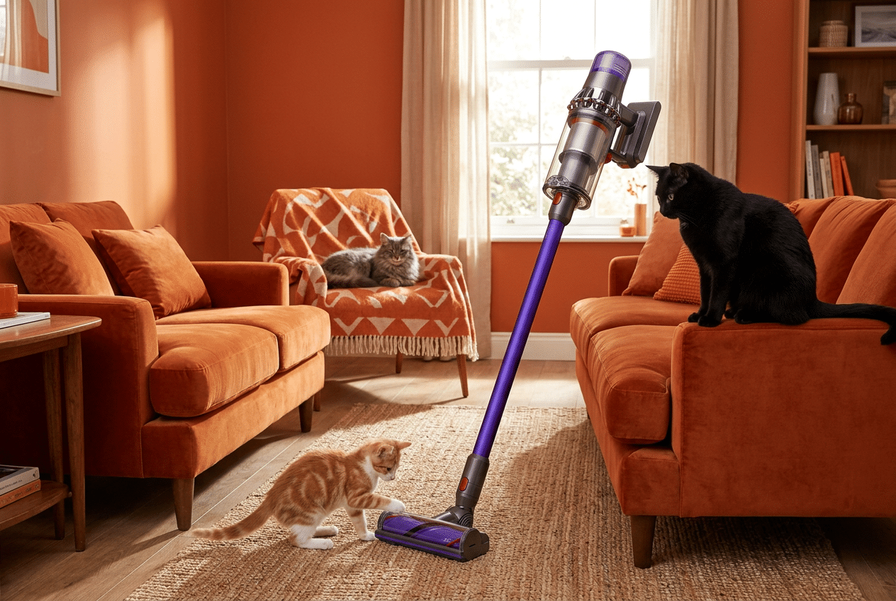 Welke Dyson werkt het beste tegen kattenharen?