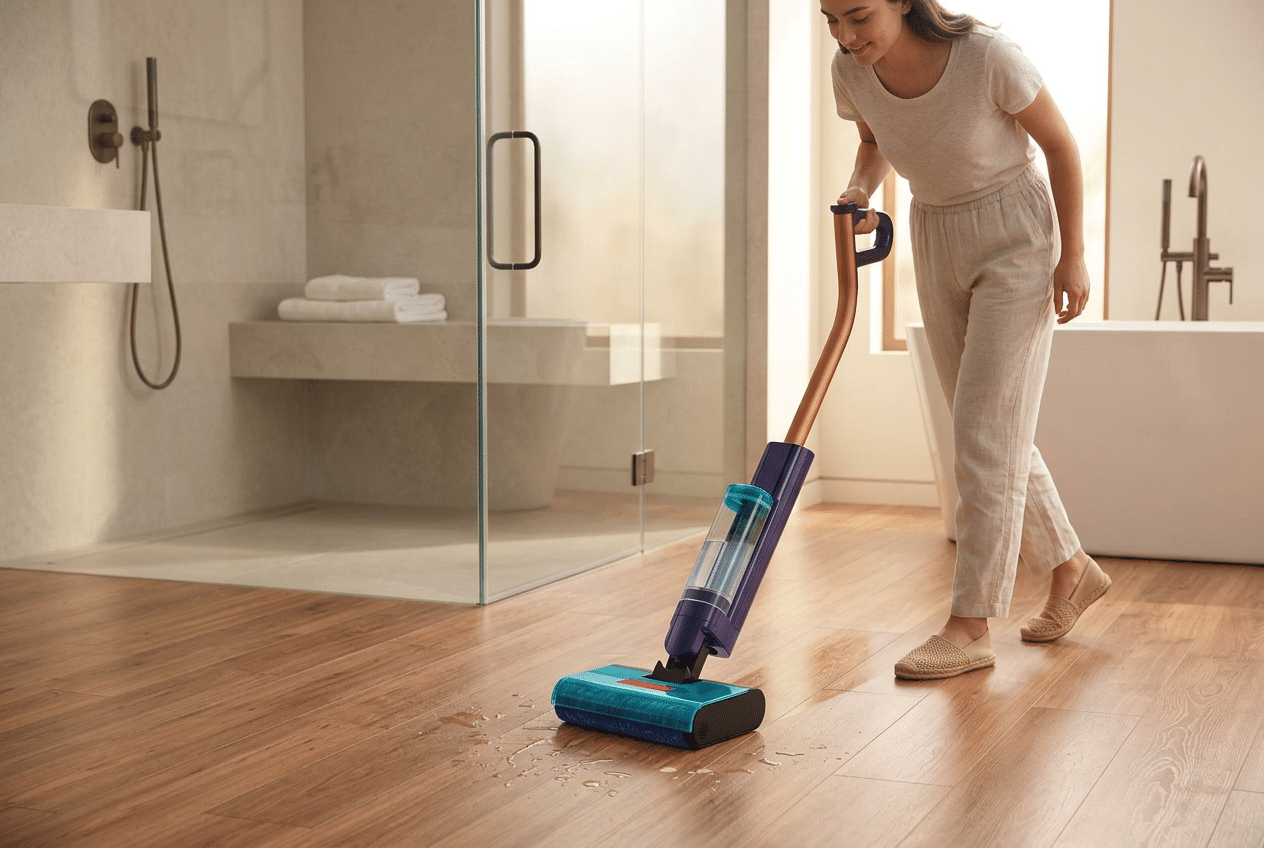 is de dyson clean + wash veilig voor laminaat?